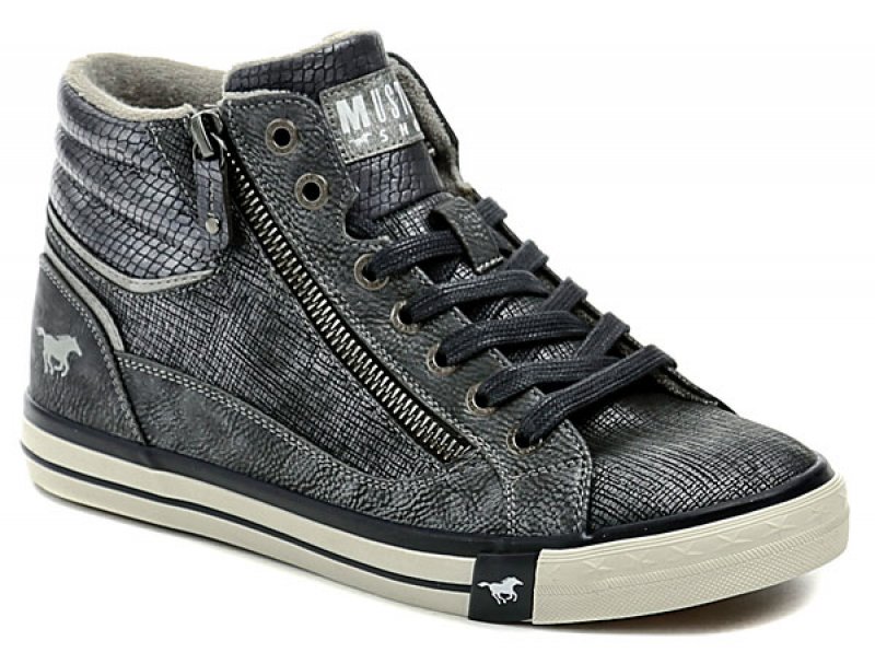 Mustang 1146-516-820 antracit nadměrné dámské boty | ARNO.cz - obuv s tradicí