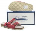 Big Fish FS-213-15-04 červené dámské nazouváky | ARNO.cz - obuv s tradicí