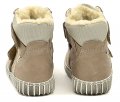 Pegres 1706 béžové dětské kotníčkové Barefoot botičky | ARNO.cz - obuv s tradicí