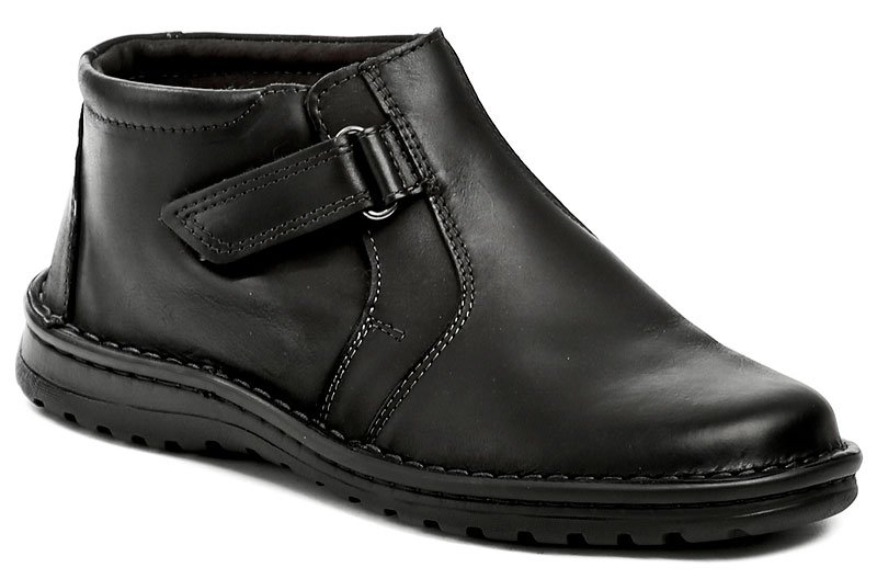 Bukat 233 černé matné pánské zimní boty | ARNO.cz - obuv s tradicí