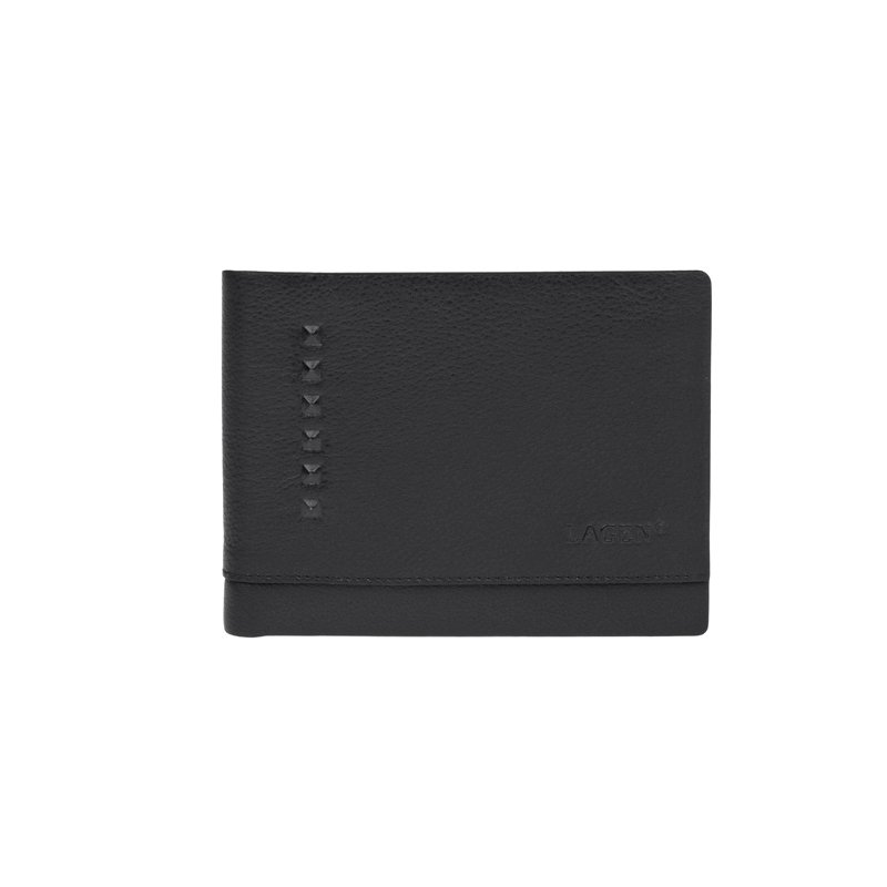Lagen V-29 černá pánská kožená peněženka