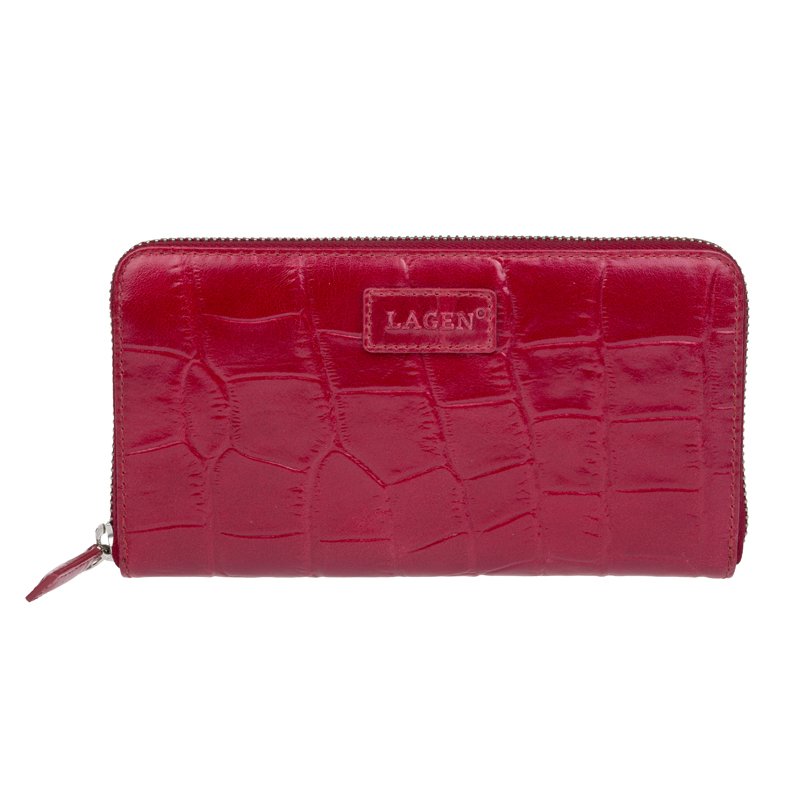 Lagen 11227 červená dámská kožená peněženka | ARNO.cz - obuv s tradicí