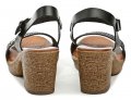 Black 283832 černé dámské letní sandály | ARNO.cz - obuv s tradicí