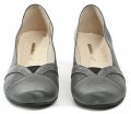 Mintaka 81777-6 šedé dámské nadměrné lodičky | ARNO.cz - obuv s tradicí