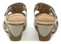 Supremo 482200100 béžové nazouváky na klínu | ARNO.cz - obuv s tradicí