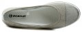 Scandi 52-0669-C1 šedé dámské baleríny na klínku | ARNO.cz - obuv s tradicí