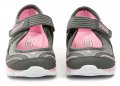 Peddy PO-518-22-02 šedo růžová dívčí letní obuv | ARNO.cz - obuv s tradicí