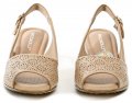 Piccadilly 161142 béžové dámské sandály | ARNO.cz - obuv s tradicí