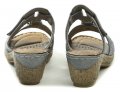 Supremo 482780500 šedé nazouváky na klínu | ARNO.cz - obuv s tradicí