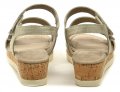 Sprox 399461 béžové dámské sandály na klínu | ARNO.cz - obuv s tradicí
