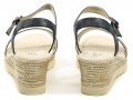 Eveline 5CJ023z25 modré dámské sandály na klínu | ARNO.cz - obuv s tradicí