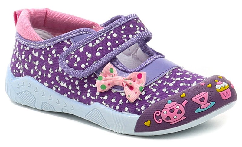 Slobby 43-0033-S1 fialová letní dívčí obuv | ARNO.cz - obuv s tradicí