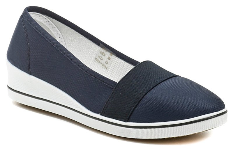 Scandi 53-0246-S1 navy dámské baleríny na klínku | ARNO.cz - obuv s tradicí