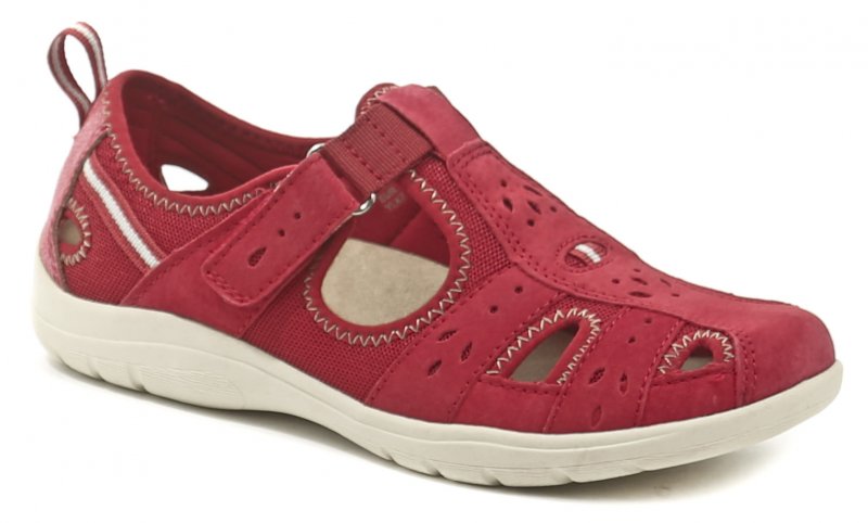 Earth Spirit  Cleveland červená dámská letní obuv | ARNO.cz - obuv s tradicí