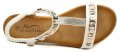 Eveline BZD 768031-4 bílé dámské sandály na klínu | ARNO.cz - obuv s tradicí