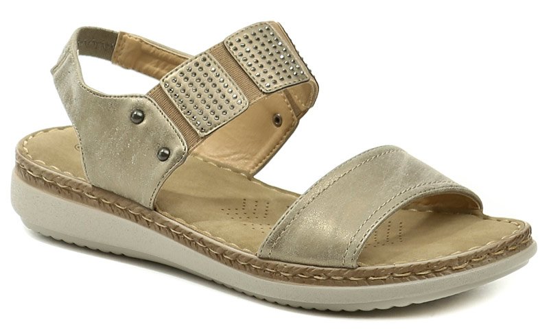 Eveline 2912-YY8 bronzové dámské sandály | ARNO.cz - obuv s tradicí