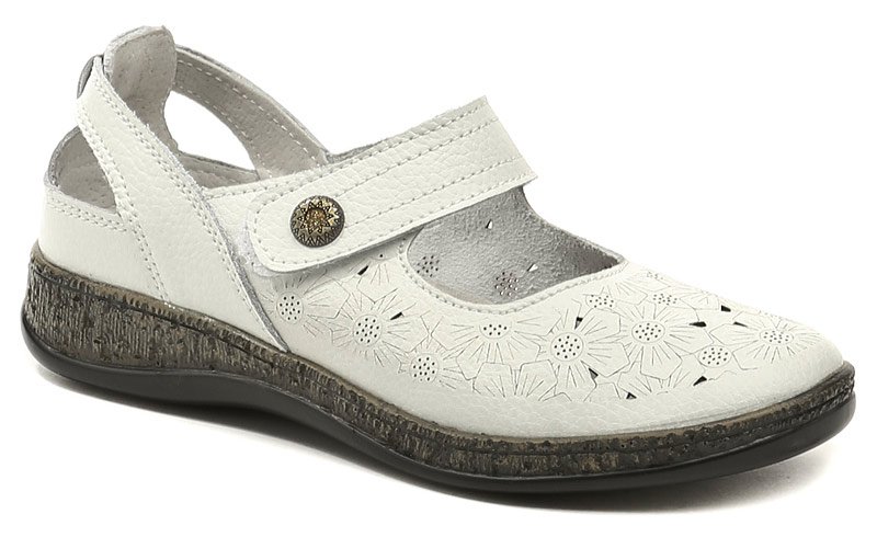 Eveline 1-7158B bílá dámská letní obuv | ARNO.cz - obuv s tradicí