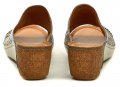 Karyoka 2245 šedo modré dámské letní pantofle | ARNO.cz - obuv s tradicí