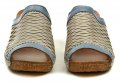 Karyoka 2245 šedo modré dámské letní pantofle | ARNO.cz - obuv s tradicí