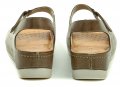 Wasak W469 hnědé dámské sandály na klínku | ARNO.cz - obuv s tradicí