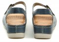 Wasak W469 modré dámské sandály na klínku | ARNO.cz - obuv s tradicí