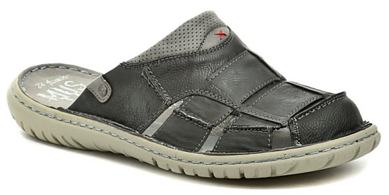 Mustang 4087-703-259 šedé nazouváky | ARNO.cz - obuv s tradicí