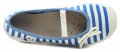 3F dětské modro bílé balerínky s páskem 4A1-8 | ARNO.cz - obuv s tradicí