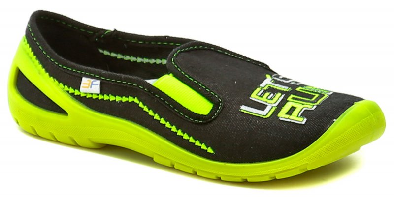 3F dětské černo zelené tenisky LETS RUN 4RX2-3 | ARNO.cz - obuv s tradicí