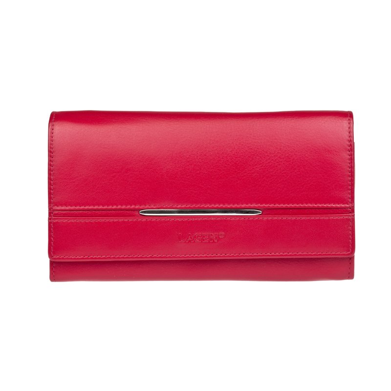 Lagen 9530 červená dámská kožená peněženka | ARNO.cz - obuv s tradicí