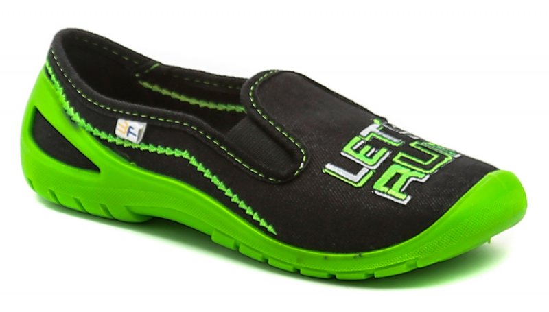 3F dětské černo zelené tenisky LETS RUN 4RX2-4 | ARNO.cz - obuv s tradicí