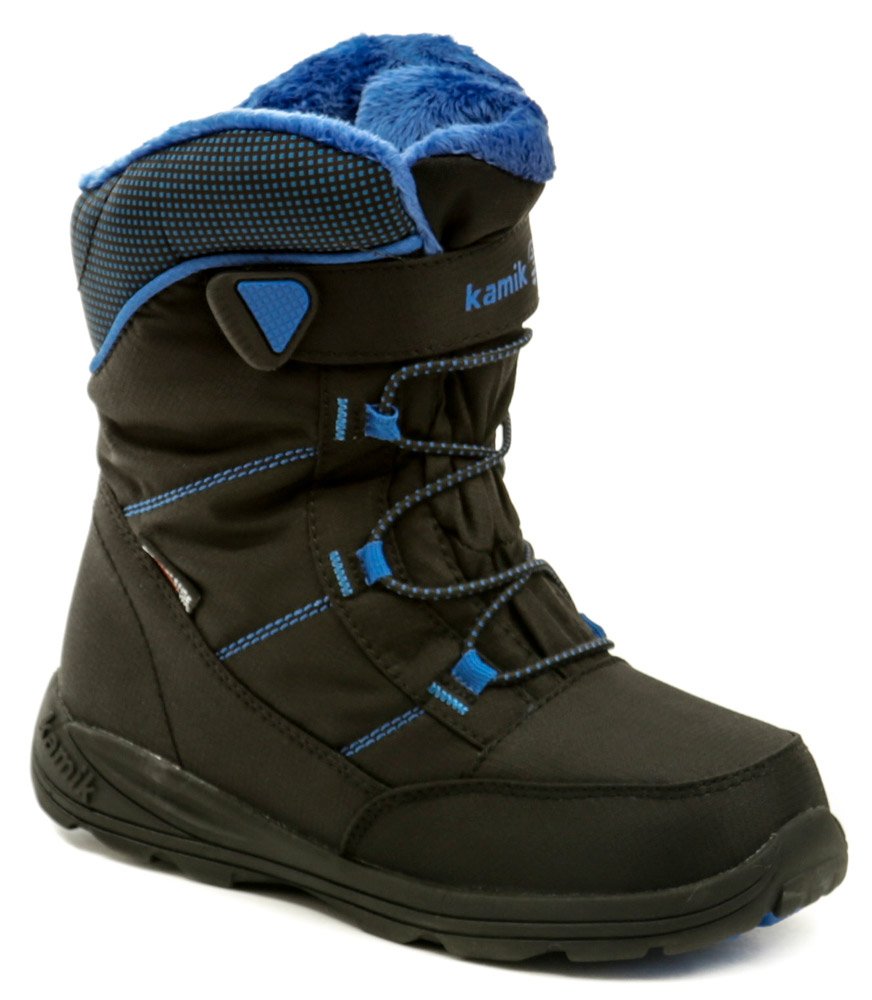 KAMIK Stance černo modrá dětská zimní kotníčková obuv EUR 25