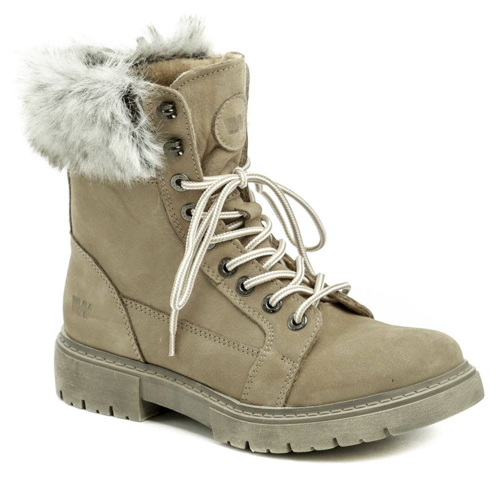 Weinbrenner W2495z41 béžové dámské zimní boty | s tradicí