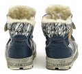 Pegres 1702 modrá dětská zimní obuv | ARNO.cz - obuv s tradicí