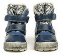 Pegres 1702a modrá dětská zimní obuv | ARNO.cz - obuv s tradicí