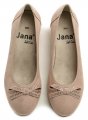 Jana 8-22262-22 růžové dámské baleríny šíře H | ARNO.cz - obuv s tradicí
