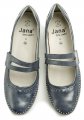 Jana 8-24611-22 modré dámské nadměrné mokasíny šíře H | ARNO.cz - obuv s tradicí