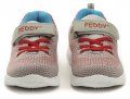 Peddy PO-507-22-05a šedo červené dětské tenisky | ARNO.cz - obuv s tradicí