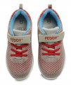 Peddy PO-507-22-05a šedo červené dětské tenisky | ARNO.cz - obuv s tradicí
