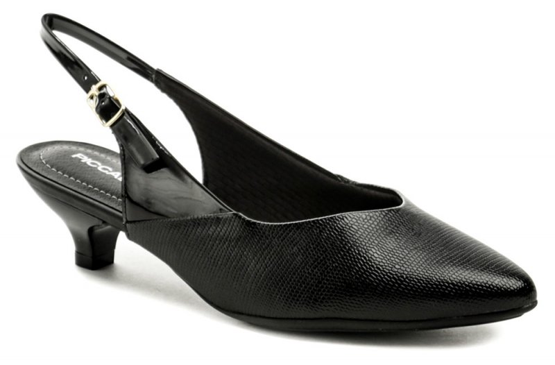 Piccadilly 275005 černé dámské lodičky s volnou patou | ARNO.cz - obuv s tradicí