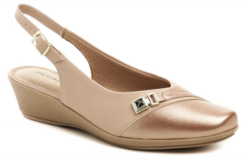 Piccadilly 144036 béžové dámské lodičky s volnou patou | ARNO.cz - obuv s tradicí