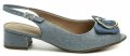 Piccadilly 114011 modré dámské sandály na podpatku | ARNO.cz - obuv s tradicí