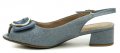 Piccadilly 114011 modré dámské sandály na podpatku | ARNO.cz - obuv s tradicí