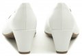 Piccadilly 119001 bílé croco dámské lodičky | ARNO.cz - obuv s tradicí