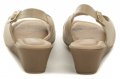 Piccadilly 153029 béžové dámské sandály na klínku | ARNO.cz - obuv s tradicí