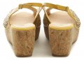 Patrizia Azzi 9700-241 okrová dámská letní obuv na klínu | ARNO.cz - obuv s tradicí