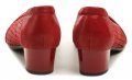 Mintaka 1144 červené dámské nadměrné lodičky | ARNO.cz - obuv s tradicí