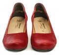 Mintaka 1144 červené dámské nadměrné lodičky | ARNO.cz - obuv s tradicí