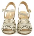 Mintaka 911073-24 bronzová dámská letní obuv na podpatku | ARNO.cz - obuv s tradicí