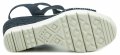 Tamaris 1-28370-22 navy dámské sandály na klínku | ARNO.cz - obuv s tradicí