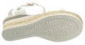 U.S. Polo Assn. Canvas bílé dámské sandály na platformě | ARNO.cz - obuv s tradicí
